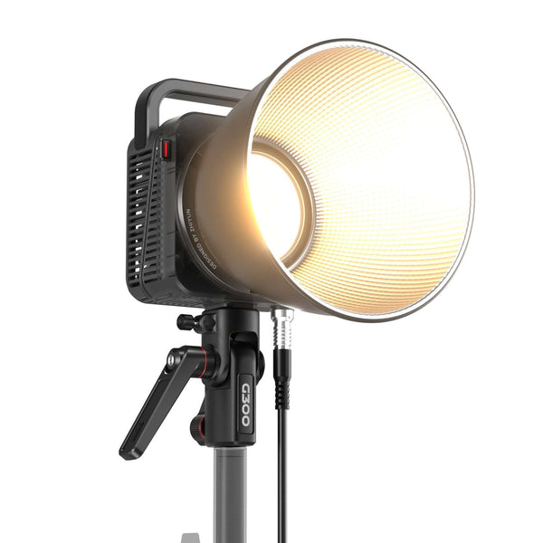 ZHIYUN MOLUS G300 COB Light, 300W brightness, MAX Extreme Mode, separate controller, ZY Vega App