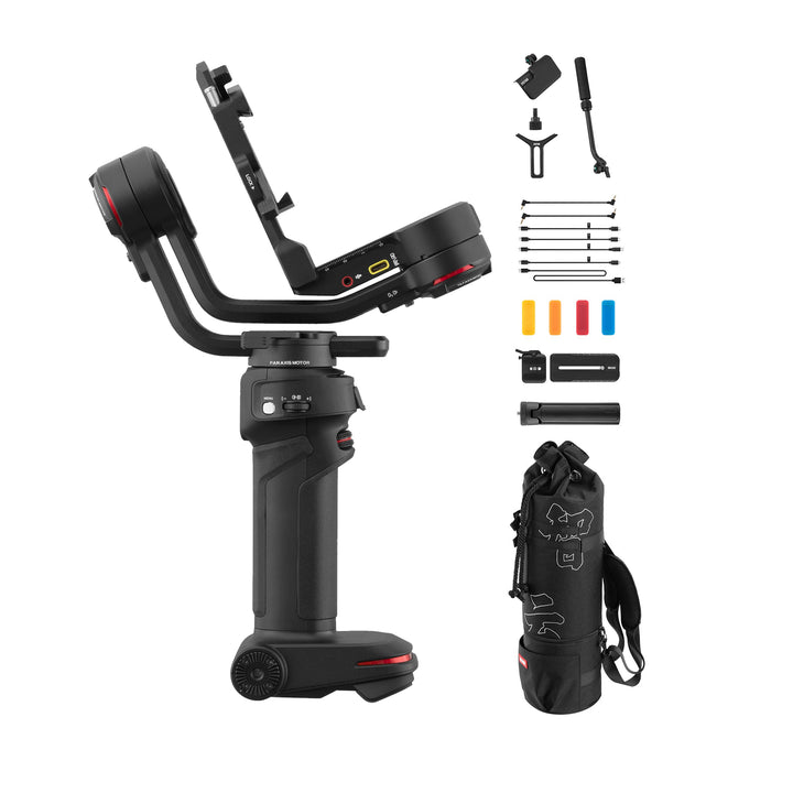ZHIYUN Weebill 3 Camera Stabilizers: Compact, Save Effort, Vertical Shooting, Dual Quick Release, PD Fast Charging, 21h Runtime.