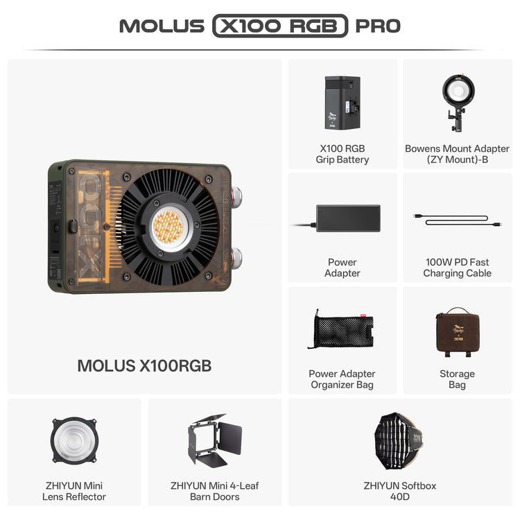 zhiyun RGB PHOTOGRAPHY LIGHT PRO
