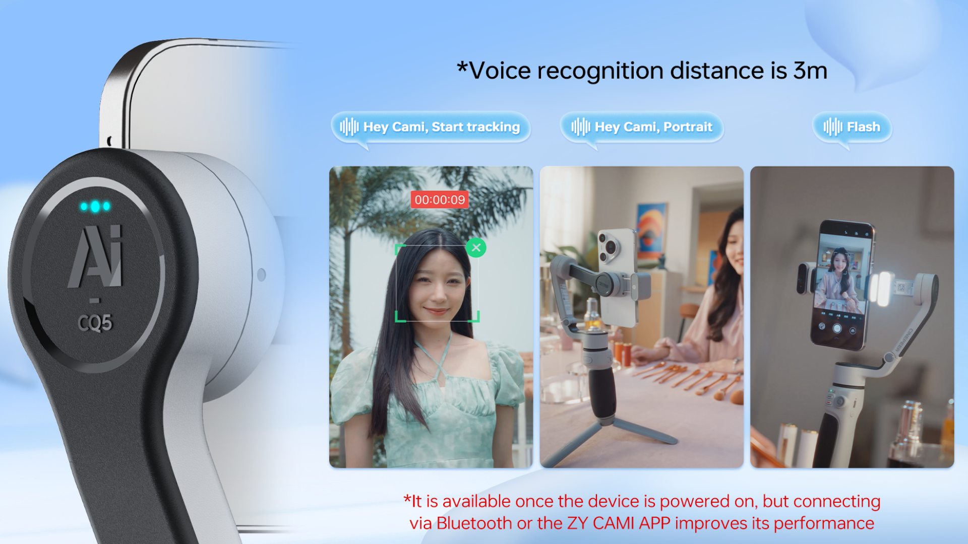 Unleash Your Creativity Hands-Free: Discover the ZHIYUN CINEPEER CQ5 AI Voice-Controlled Gimbal