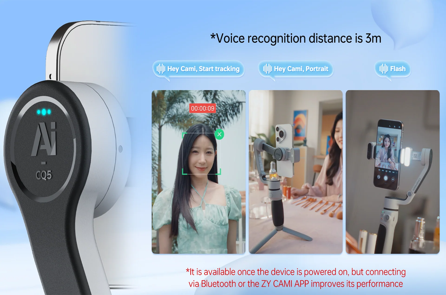 Unleash Your Creativity Hands-Free: Discover the ZHIYUN CINEPEER CQ5 AI Voice-Controlled Gimbal