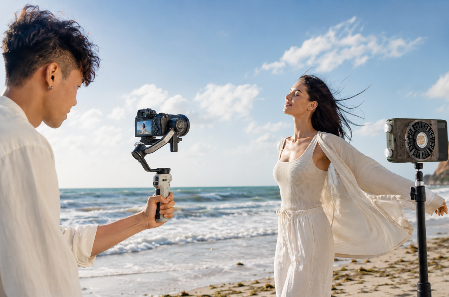 Beach Videography Guide for Balancing Intense Sunlight and High Winds