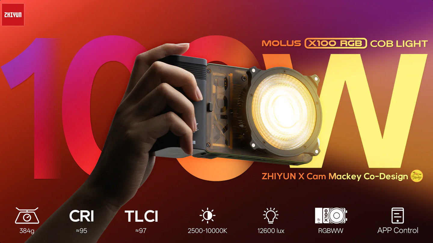 Best RGB Video Lights for YouTube and Content Creators in 2025 - the ZHIYUN MOLUS X100RGB
