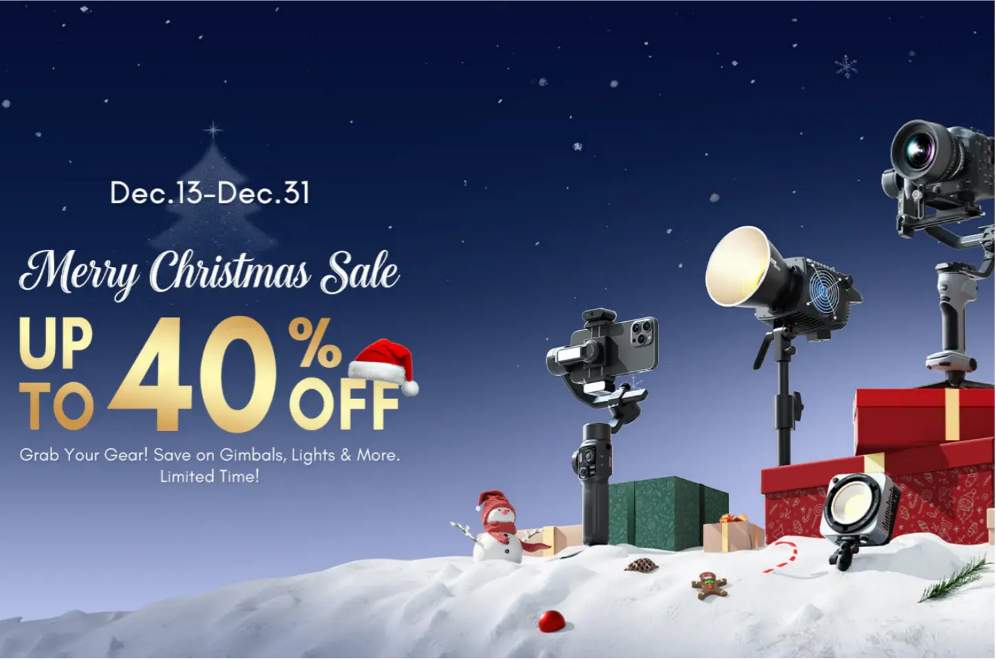 Christmas Gimbal Gifts 2025: The Perfect Camera Stabilizers for Creators Who Want Cinematic Results