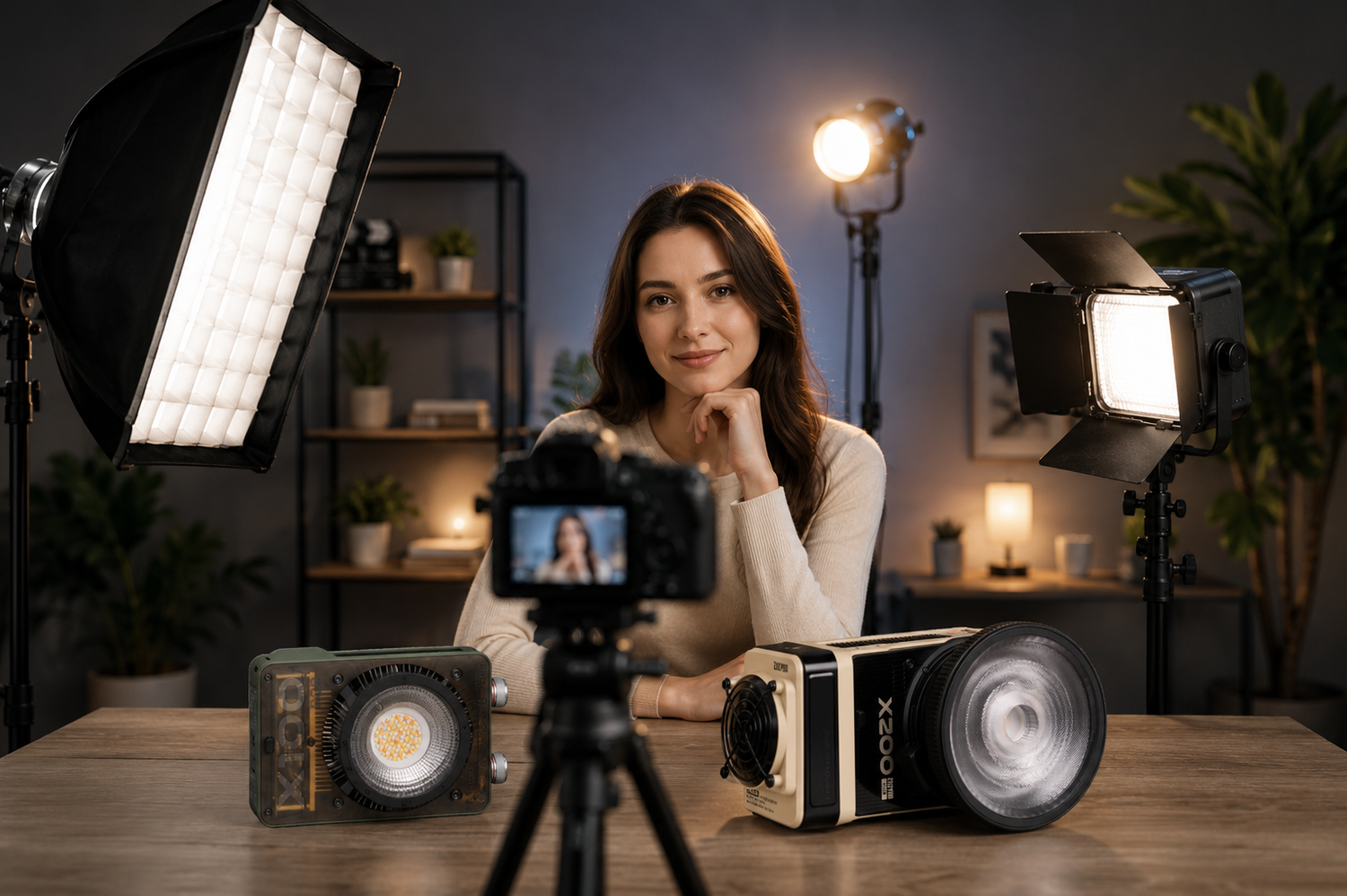 Three-Point Lighting Setup Guide for Portraits, Videos and Creator Studios
