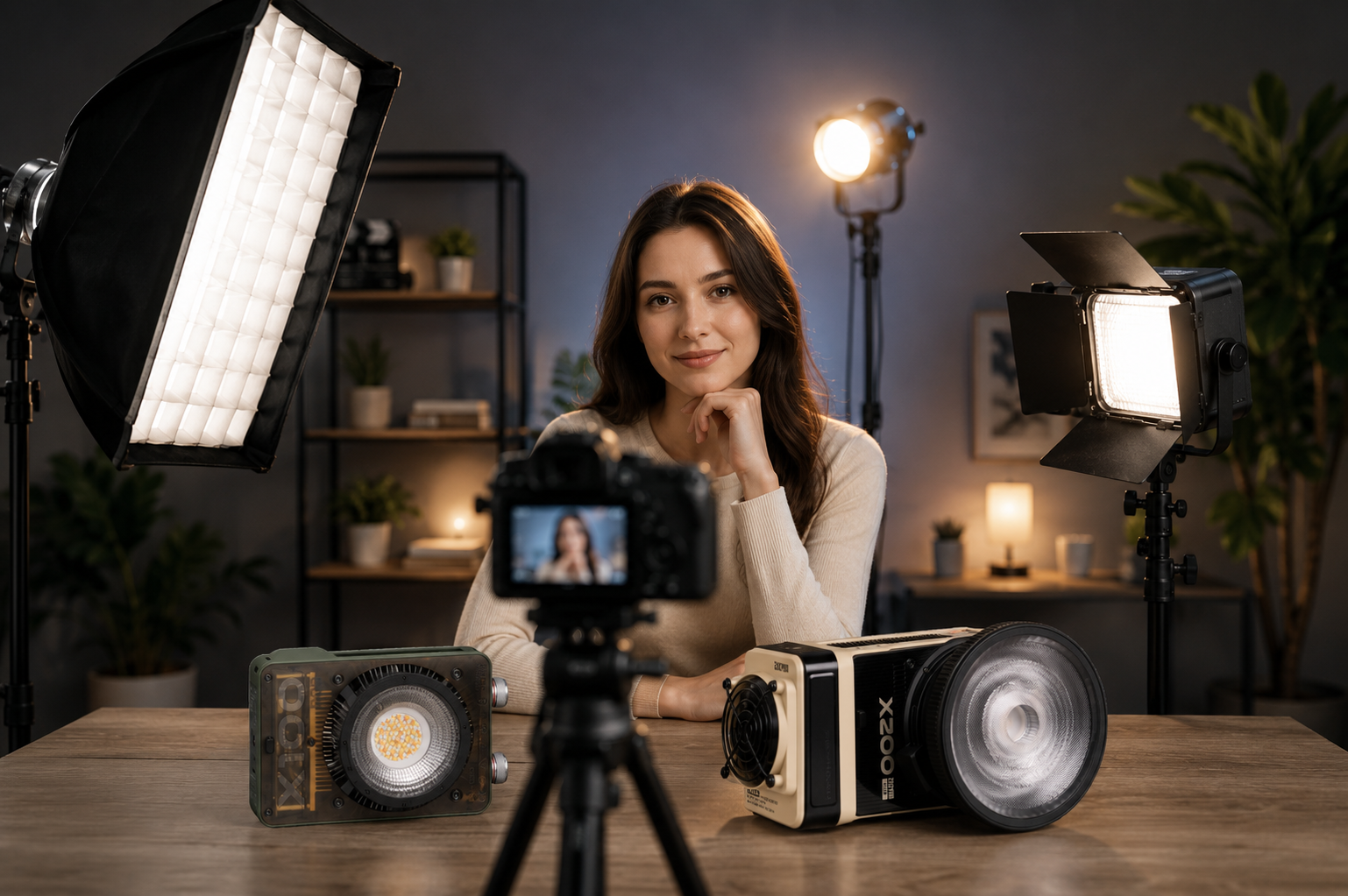 Three-Point Lighting Setup Guide for Portraits, Videos and Creator Studios