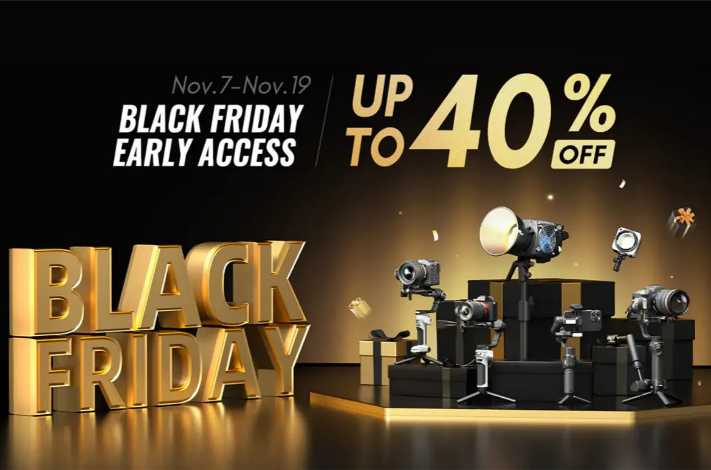 ZHIYUN Black Friday Deals Are Here — Up to 40% Off Your Favorite Gear