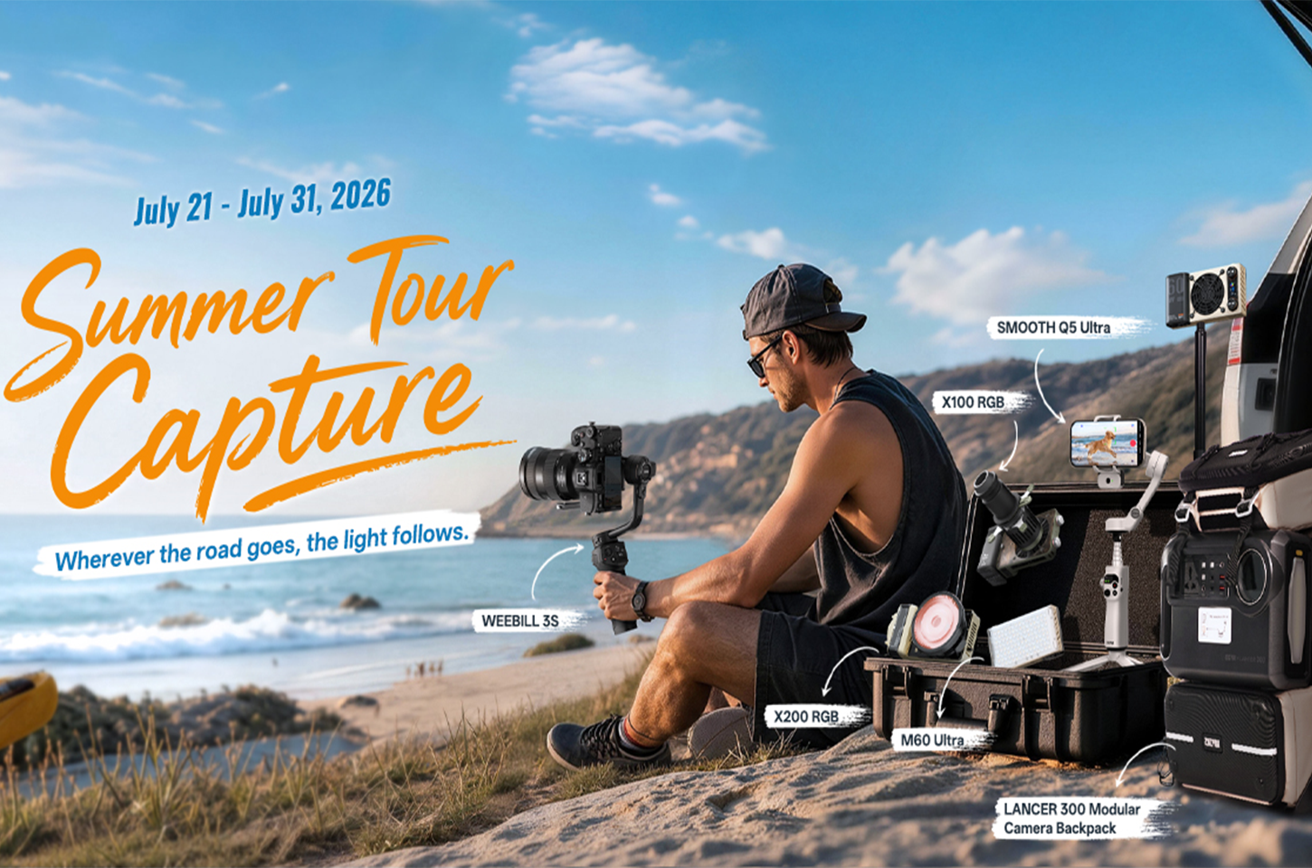 ZHIYUN Summer Sale 2026: Save Up to 20% on Gimbals and Video Lights