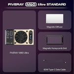 ZHIYUN FIVERAY M60 Ultra 60W Pocket RGB Video Light | Ultra-Portable Fill Light for Creators