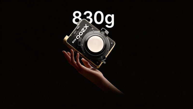 Ultra-Lightweight: Only 830g