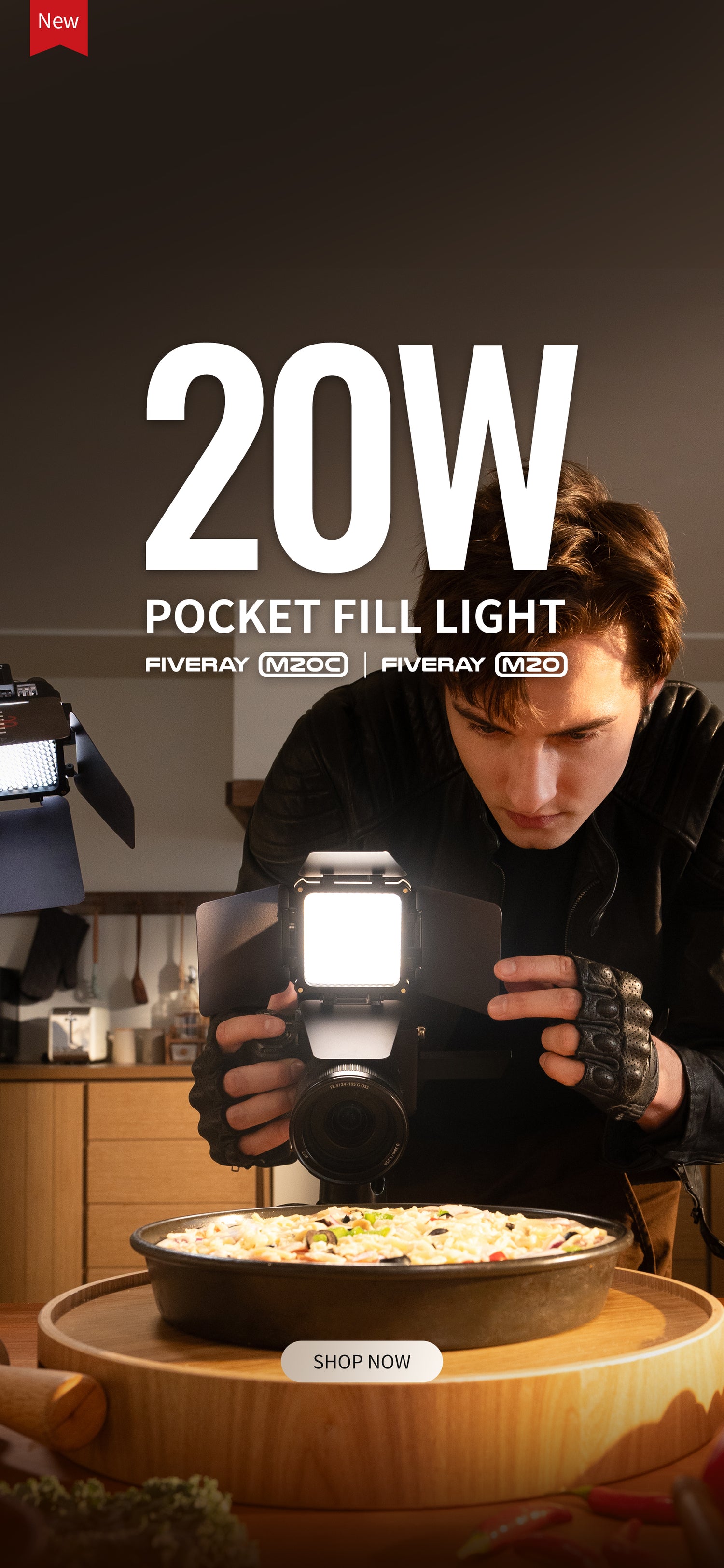 Video Light, ZHIYUN FIVERAY M20 Combo [Official] 20W Camera Light
