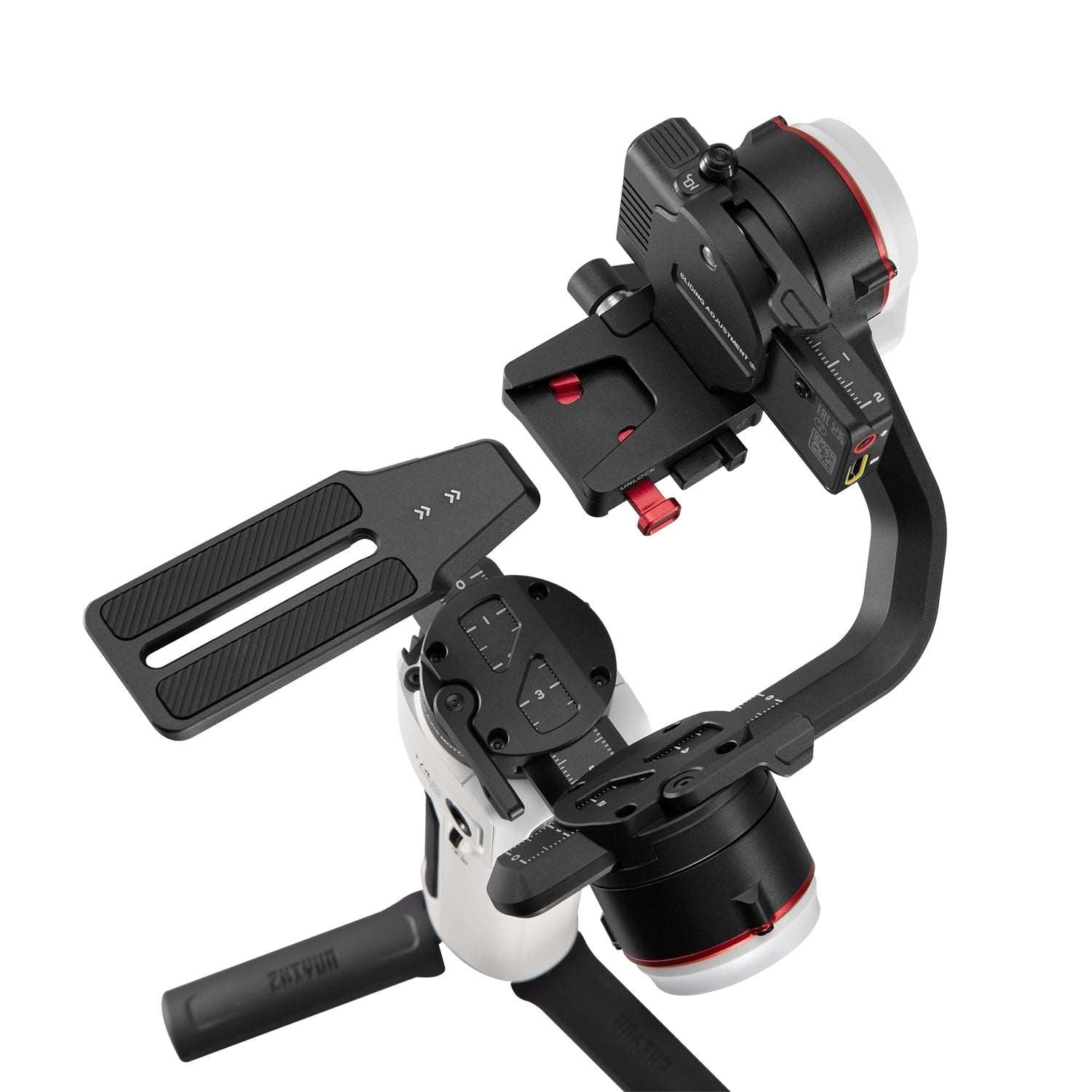 ZHIYUN Crane M3: Portable, professional, compatible. Compact design, dual-color fill light, 1.22” touch screen, PD 12W fast charging.