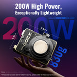 ZHIYUN MOLUS X200 RGB | 200W Professional Portable RGB Video Light