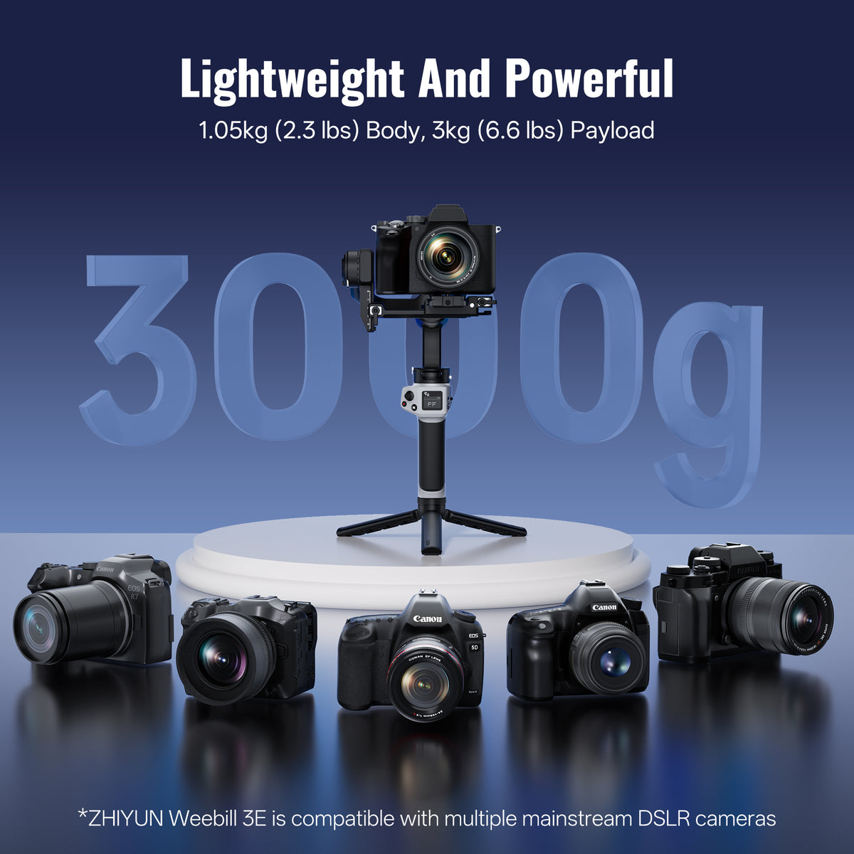 ZHIYUN Weebill 3E | 3-Axis Lightweight Gimbal Stabilizer