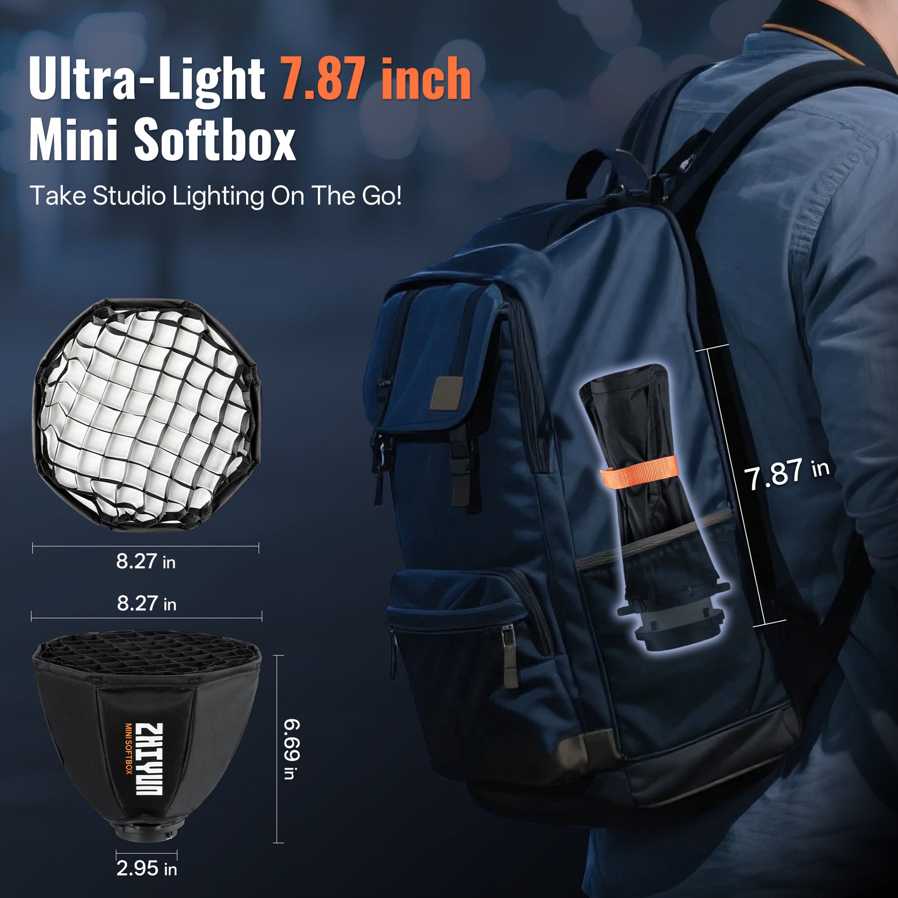 ZHIYUN Mini Softbox for G60 & X100 RGB Series
