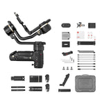 ZHIYUN Crane 3S: 55° angled roll axis, Extendable Arm， SmartSling Grip, and Advanced Zoom/Focus.