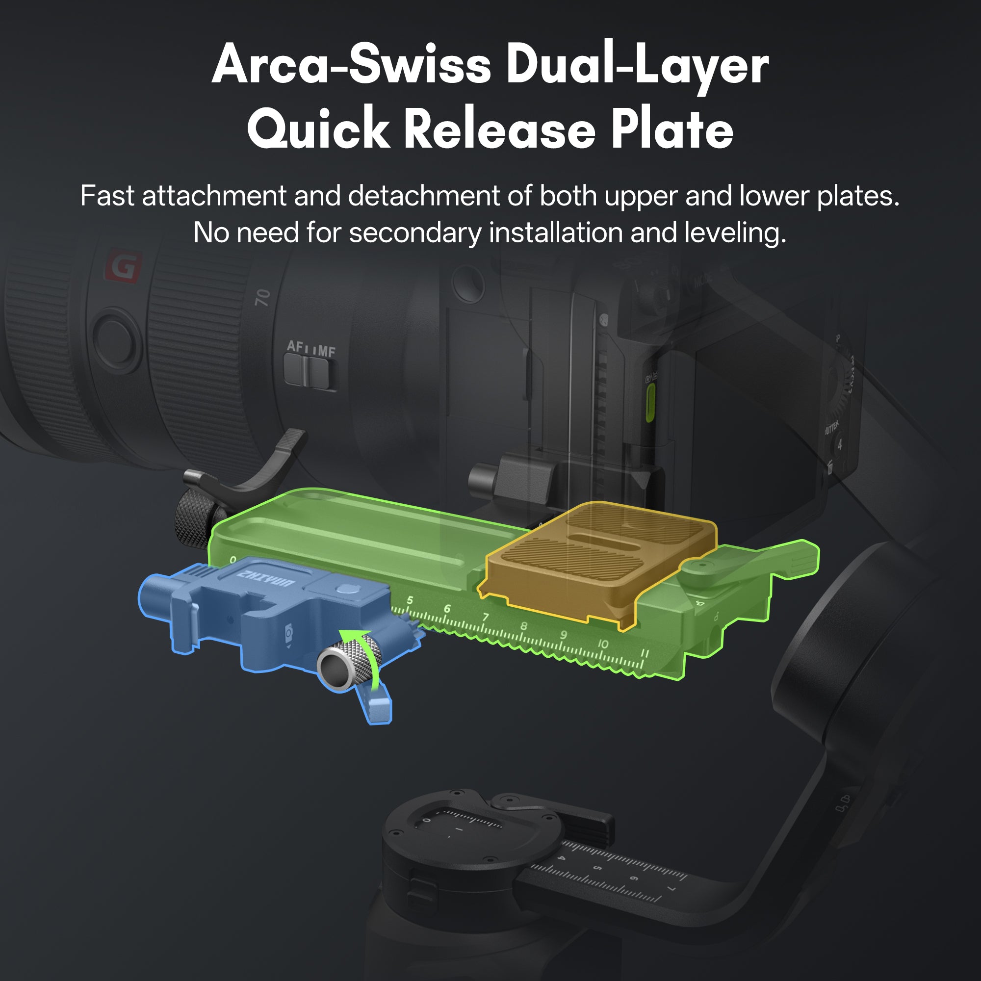 ZHIYUN Weebill 5 | Built-In Handle AI Tracking Lightweight 3‑Axis