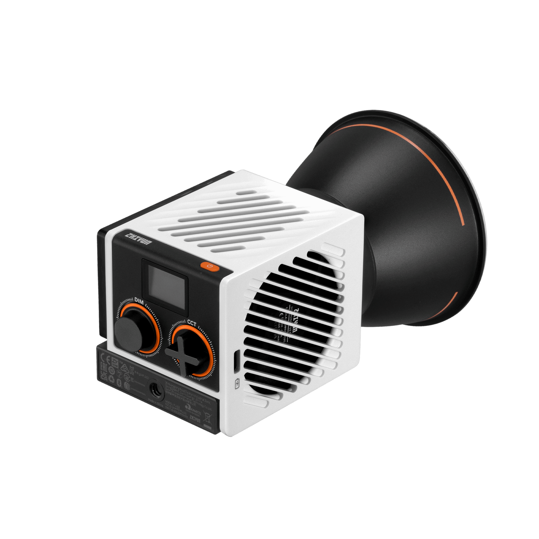 ZHIYUN MOLUS G60: Professional 60W film light with DynaVort Cooling. Fast charging, Bluetooth control.