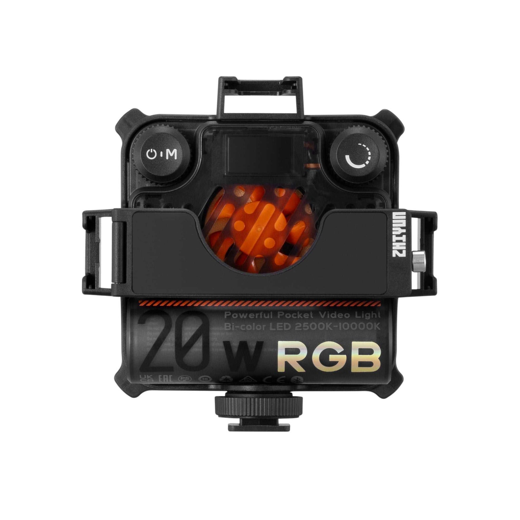 ZHIYUN FIVERAY M20C : Small size , professional functionalities, 20W Power, 16 Creative Modes, Easy Magnetic Mounting, and Precise Dimming Control.
