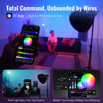 ZHIYUN MOLUS X200 RGB | 200W Professional Portable RGB Video Light