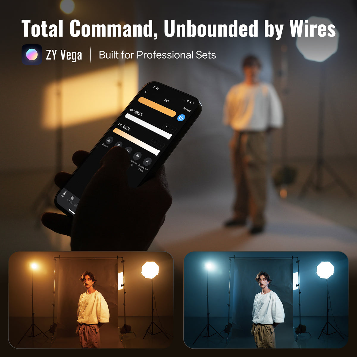 ZHIYUN MOLUS X200 | 200W Professional Portable Light LED Video Light