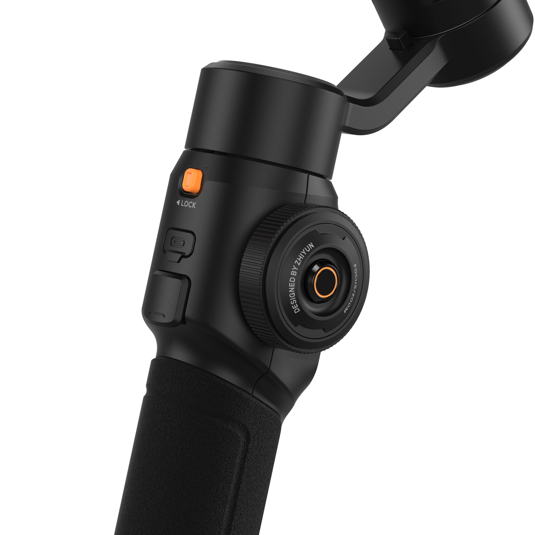 ZHIYUN Smooth 5S AI, Advanced magnetic AI tracker, crystal-clear body, intelligent gesture control, orthogonal 3-axis structure, built-in fill light
