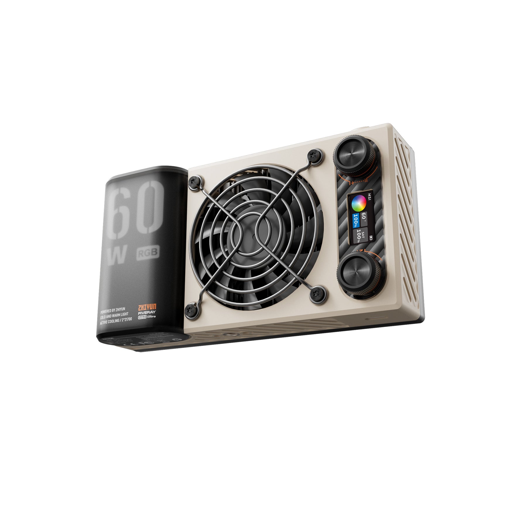 ZHIYUN FIVERAY M60 Ultra | 60W RGB Video Light, Ultra-Portable Pocket Light