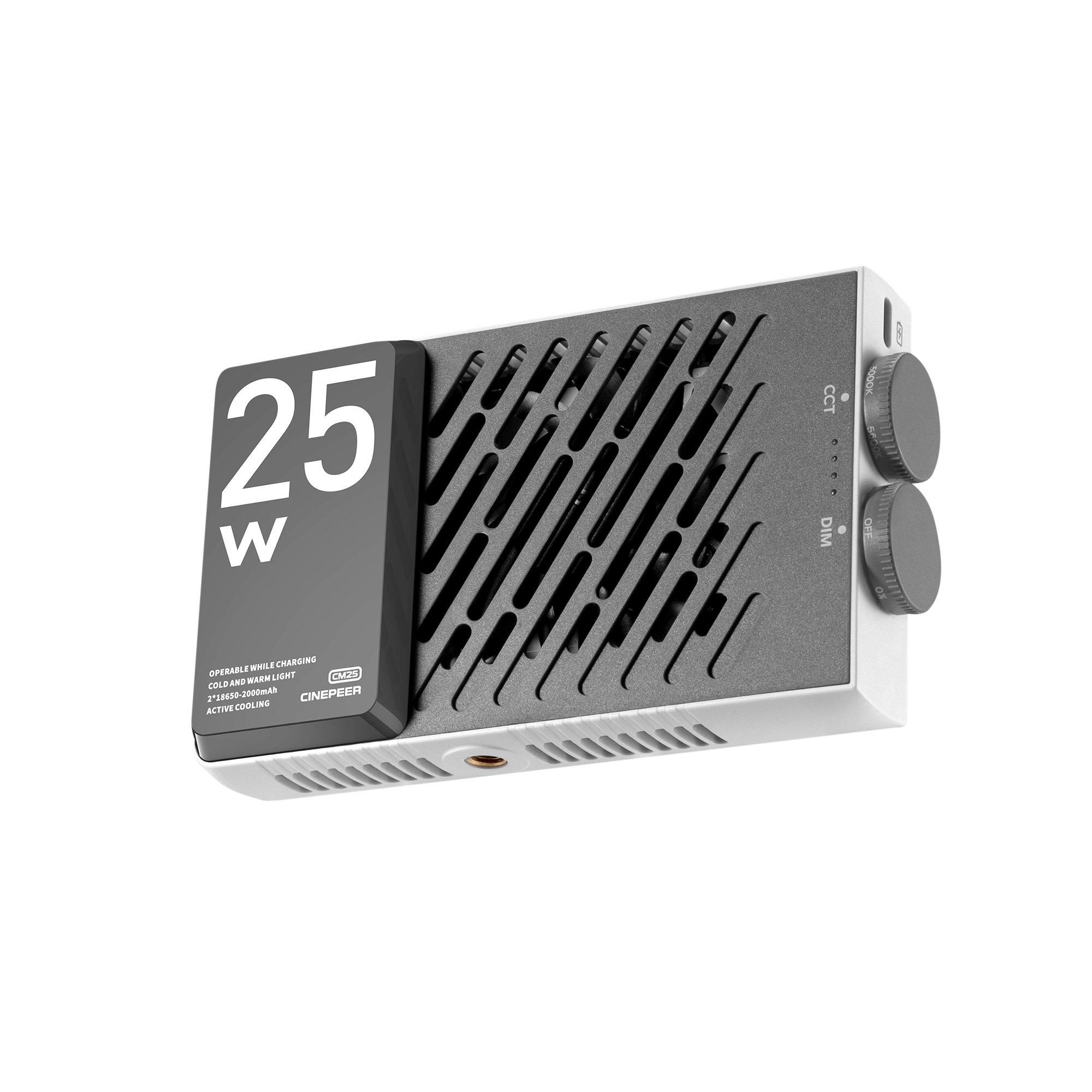 ZHIYUN CINEPEER CM25 | 25W Portable Selfie Pocket LED Video Light