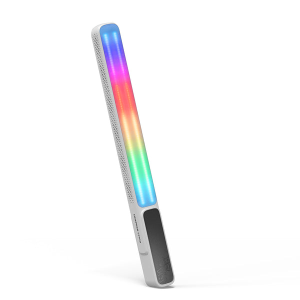 ZHIYUN CINEPEER CF100: 100W RGB stick light with one-press mode, adaptive charging, rich lighting effects, portable and versatile.