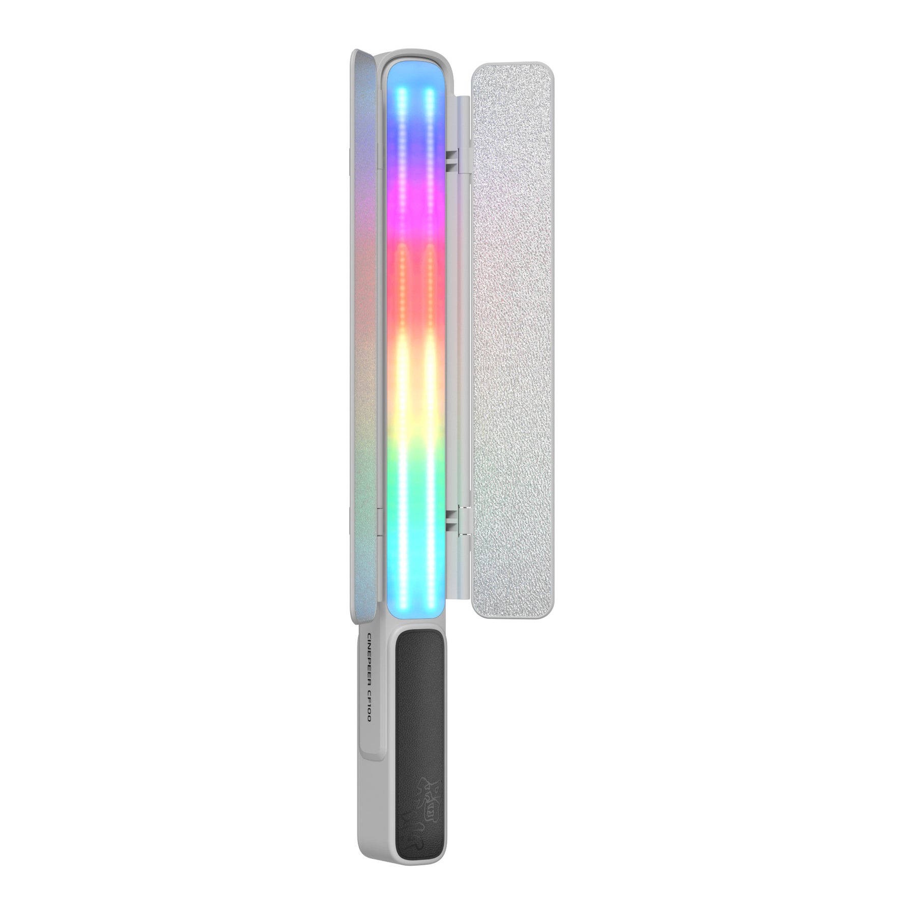 ZHIYUN CINEPEER CF100: 100W RGB stick light with one-press mode, adaptive charging, rich lighting effects, portable and versatile.