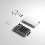 ZHIYUN CINEPEER CM25 portable LED light, 25W brightness, 2700K-6200K color range, CRI≥96, TLCI≥97, 232g, built-in battery