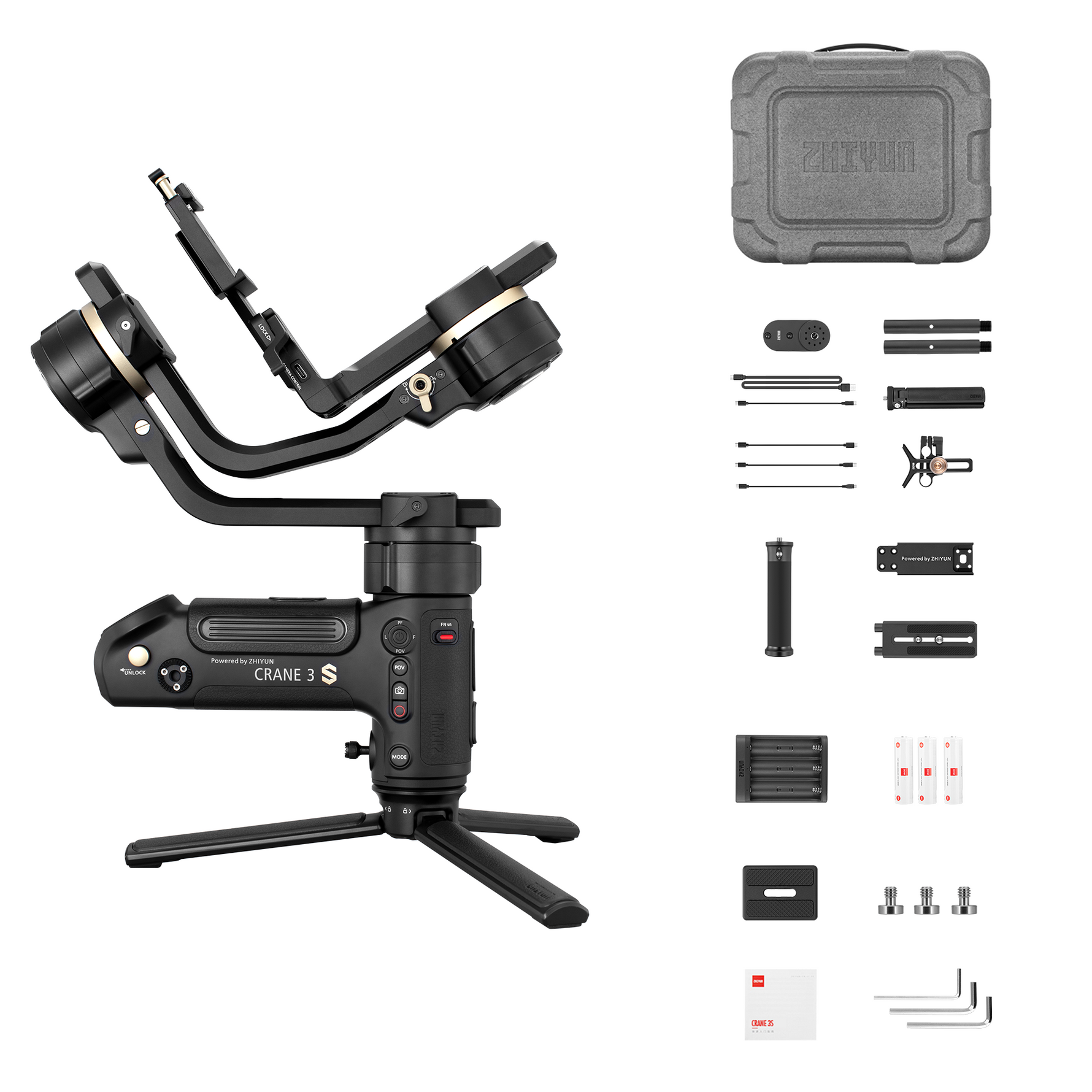 ZHIYUN Crane 3S | 3-Axis Professional Gimbal Stabilizer