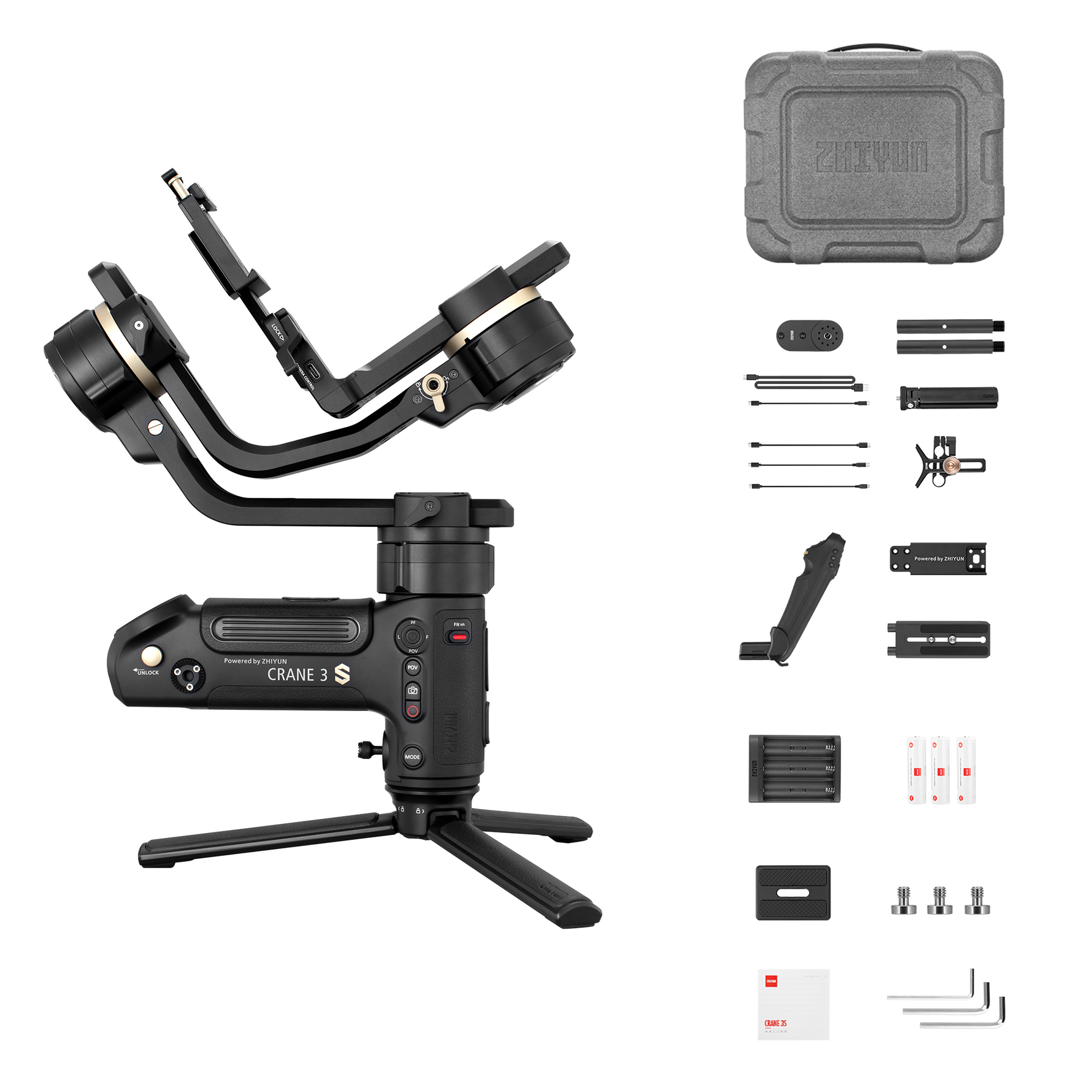 ZHIYUN Crane 3S | 3-Axis Professional Gimbal Stabilizer