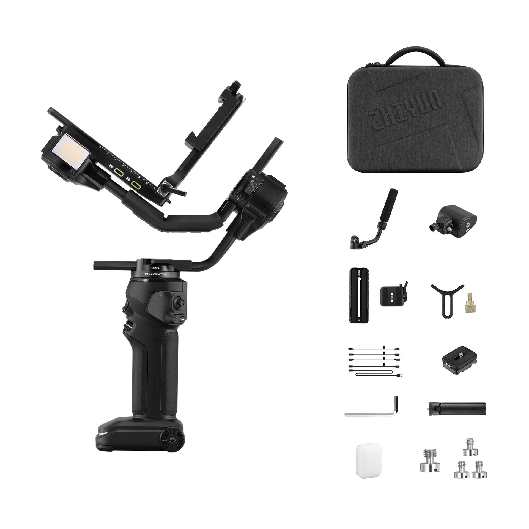 ZHIYUN Crane 4 | Built-in Fill Light Gimbal Stabilizer