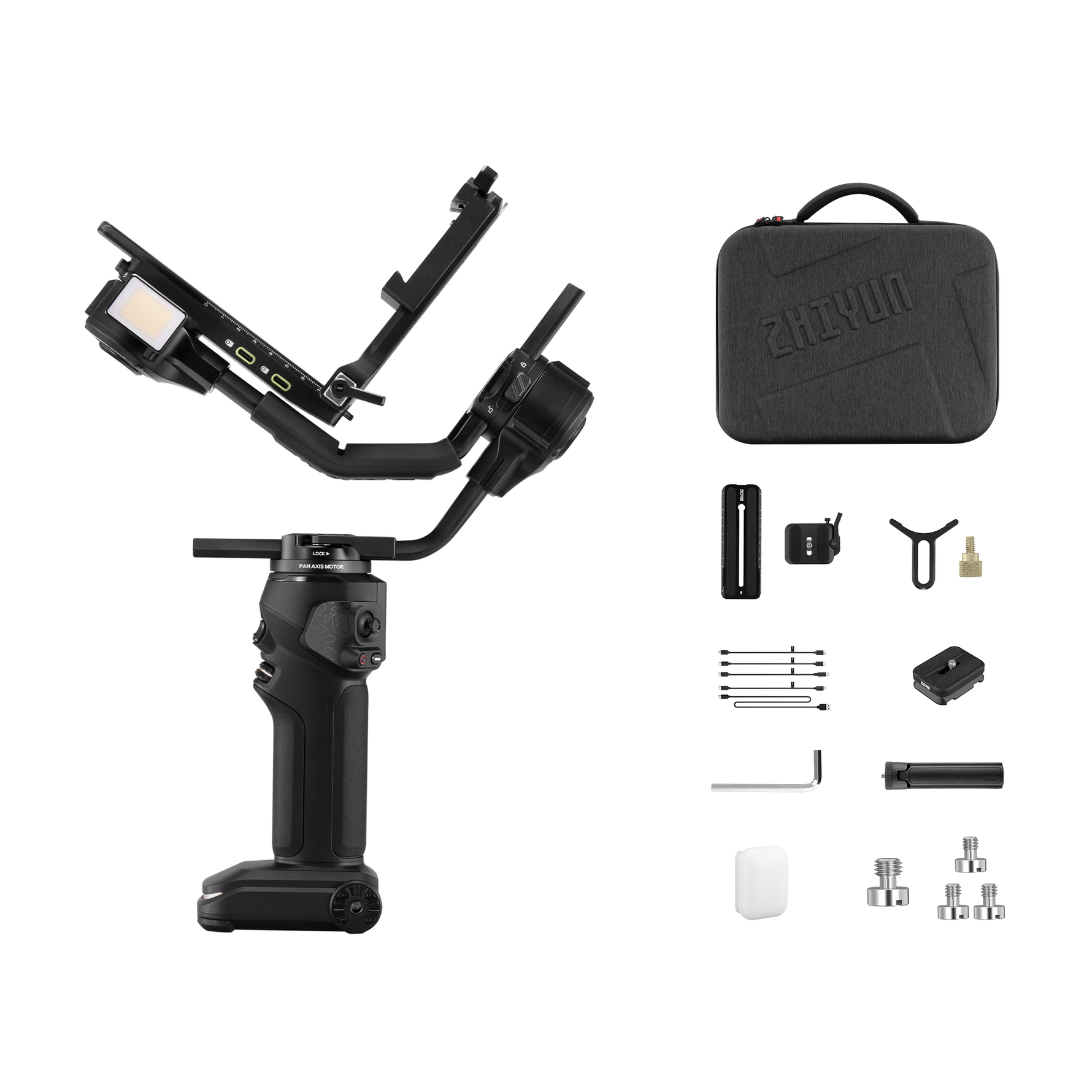 ZHIYUN Crane 4 | Built-in Fill Light Gimbal Stabilizer
