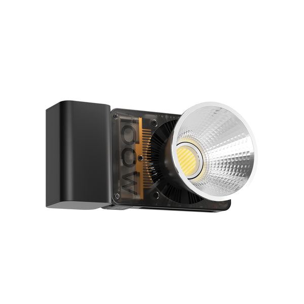 ZHIYUN CINEPEER CX100 portable LED light, 100W brightness, 2700K-6500K color temperature, CRI≥96, TLCI≥97, 710g