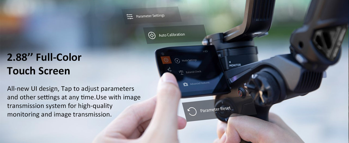 Buy Weebill 2 3-Axis Camera Stabilizer with TouchScreen | ZHIYUN Store