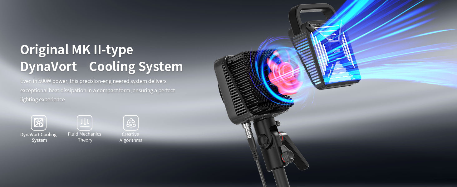 ZHIYUN MOLUS G300 | 300w Professional COB Bi-Color LED Video Light