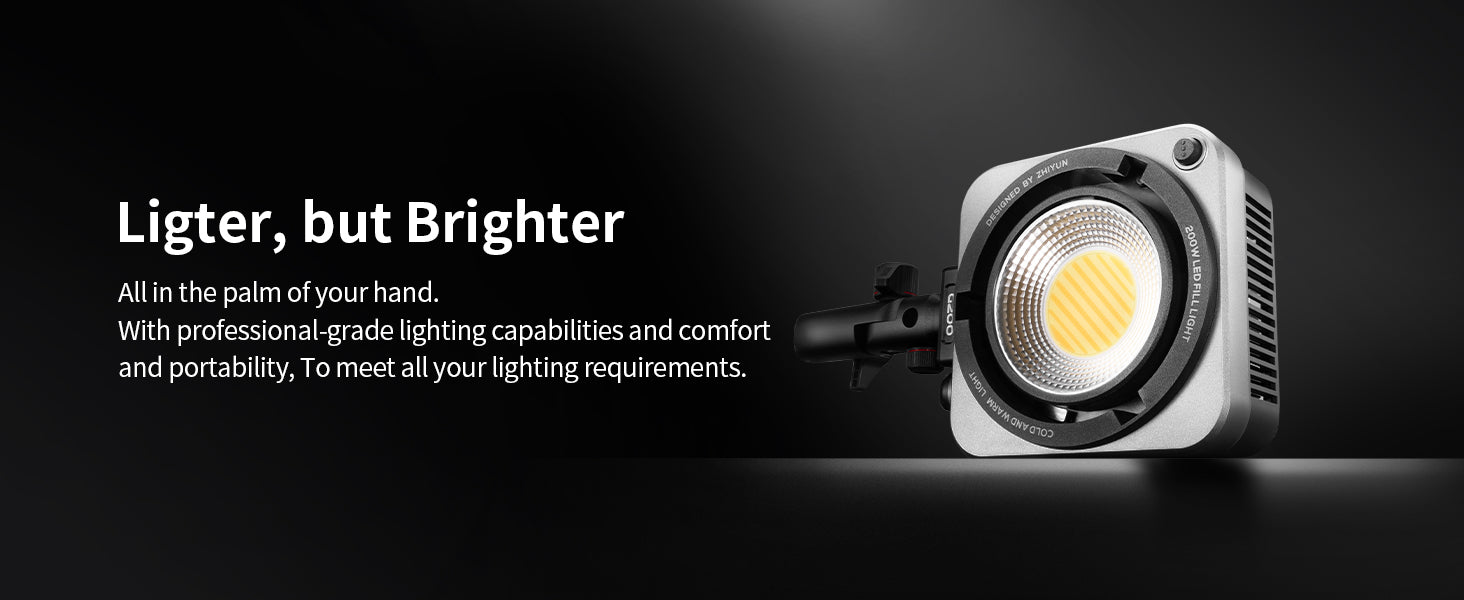 MOLUS G200 | COB light | ZHIYUN Store MOLUS G200 | COB light | ZHIYUN Store