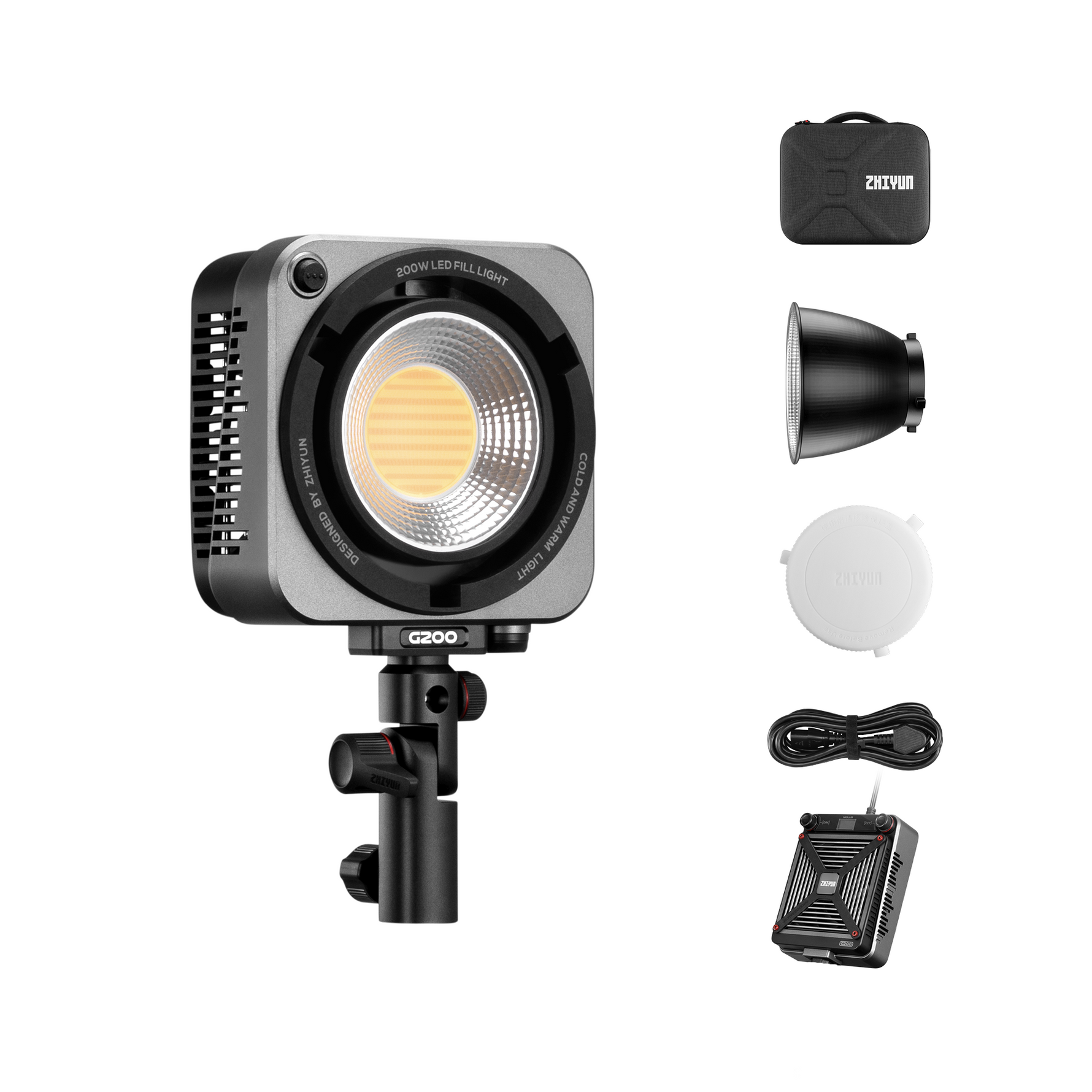 ZHIYUN MOLUS G200 | 200W Bi-Color COB light – ZHIYUN Store ZHIYUN MOLUS G200 | 200W Bi-Color COB light – ZHIYUN Store