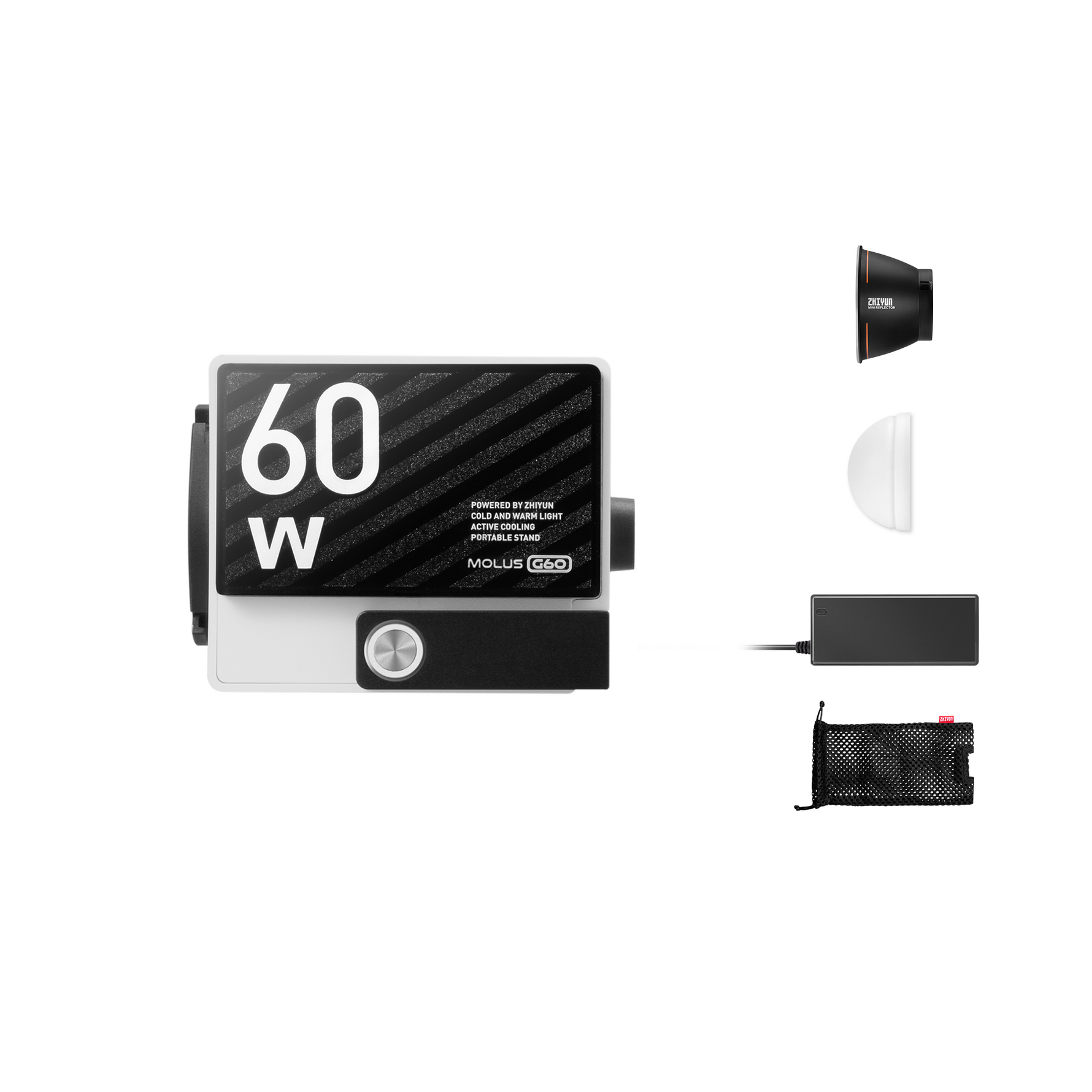ZHIYUN MOLUS G60 | 60W Portable LED Pocket Video Light