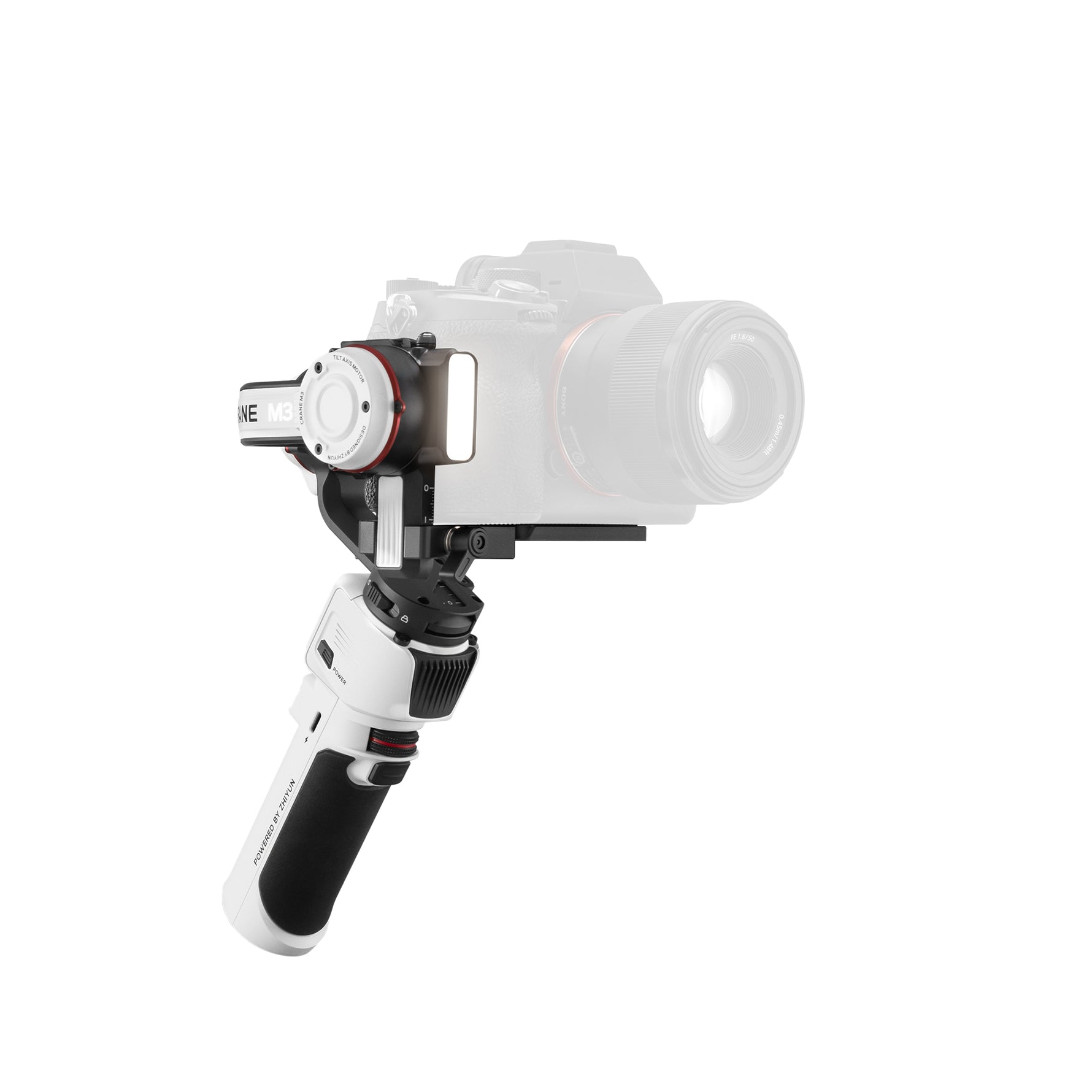 ZHIYUN Crane M3: Portable, professional, compatible. Compact design, dual-color fill light, 1.22” touch screen, PD 12W fast charging.