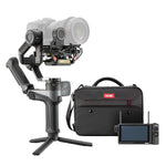 ZHIYUN Weebill 2 Camera Stabilizers: DSLR/mirrorless Support, 2.88" Touch Display, Object Tracking, PD Dast Charging, 9h Runtime.
