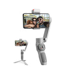 ZHIYUN Smooth Q3: Smart 3-Axis Phone Stabilizer with 180° Fill Light , Compact Design, Wide-angle shooting supported, and Easy Editing App Included.