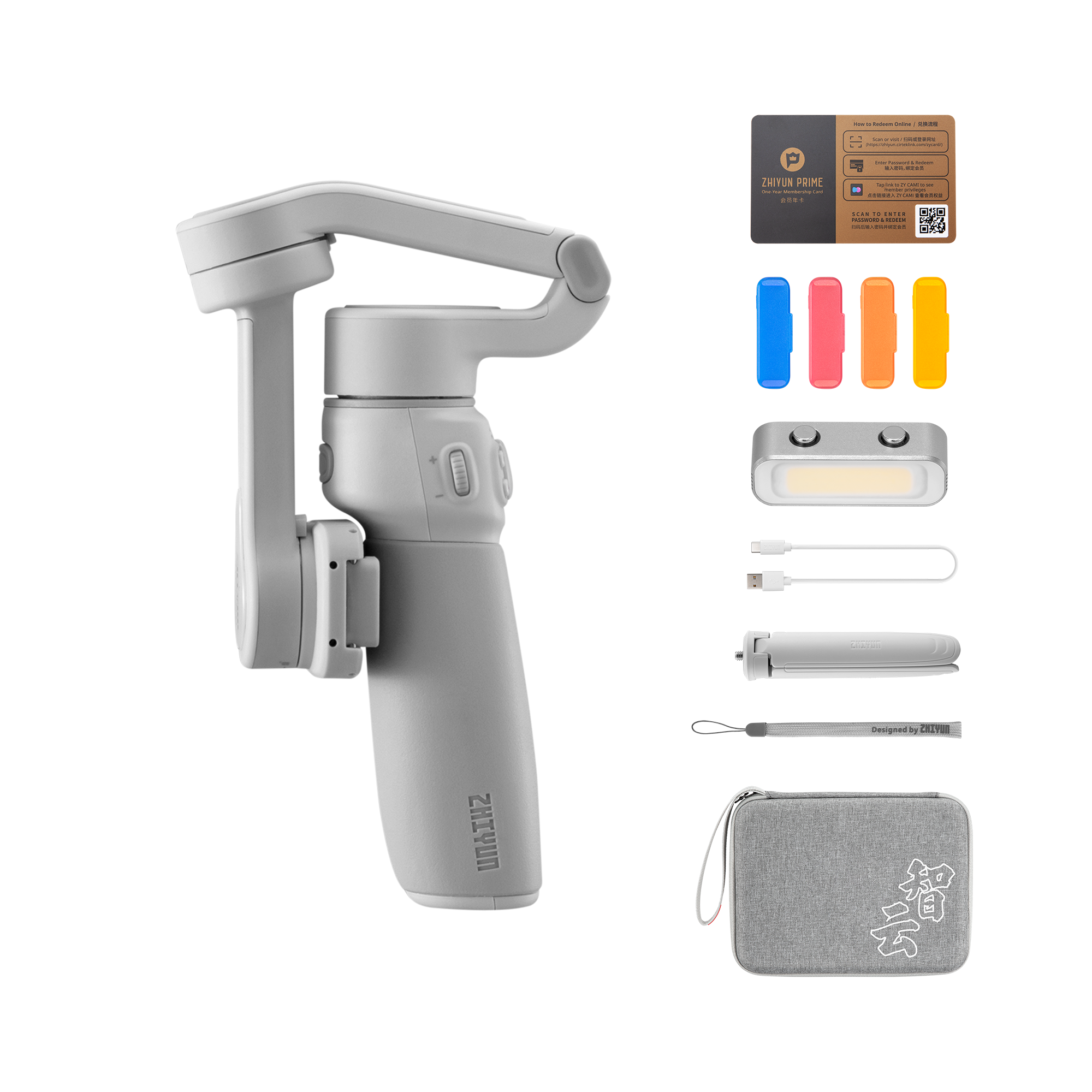 新品】ZHIYUN SMOOTH-Q4 スマホ用ジンバル ZHIYUN | Smooth AI 3軸