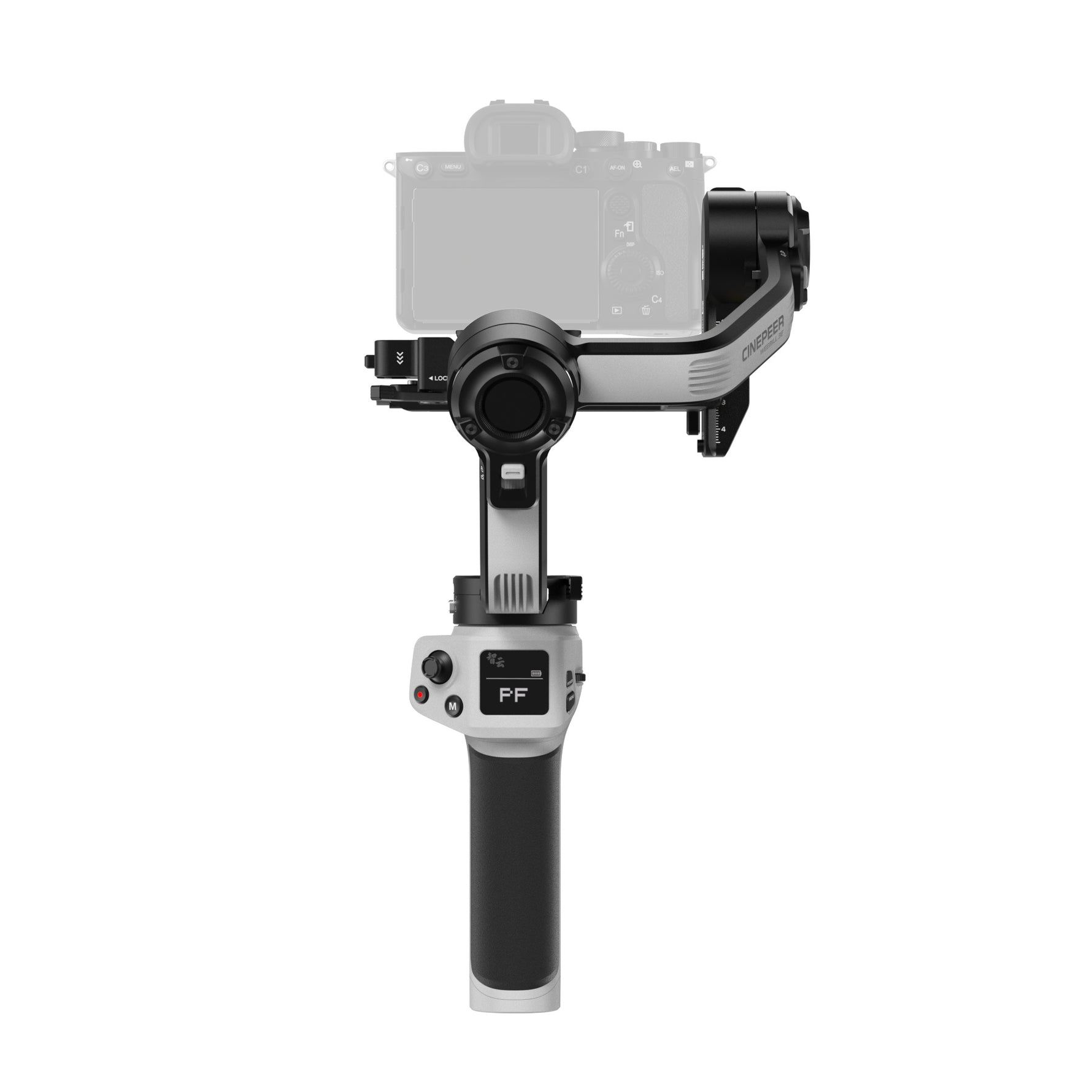 ZHIYUN Weebill 3S professional camera gimbal in low-angle shot configuration using sling grip