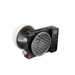 ZHIYUN MOLUS X100: 100W Output, Fast Charging, ZY Mount, Bluetooth Control. Compact COB light with innovate cooling tech.