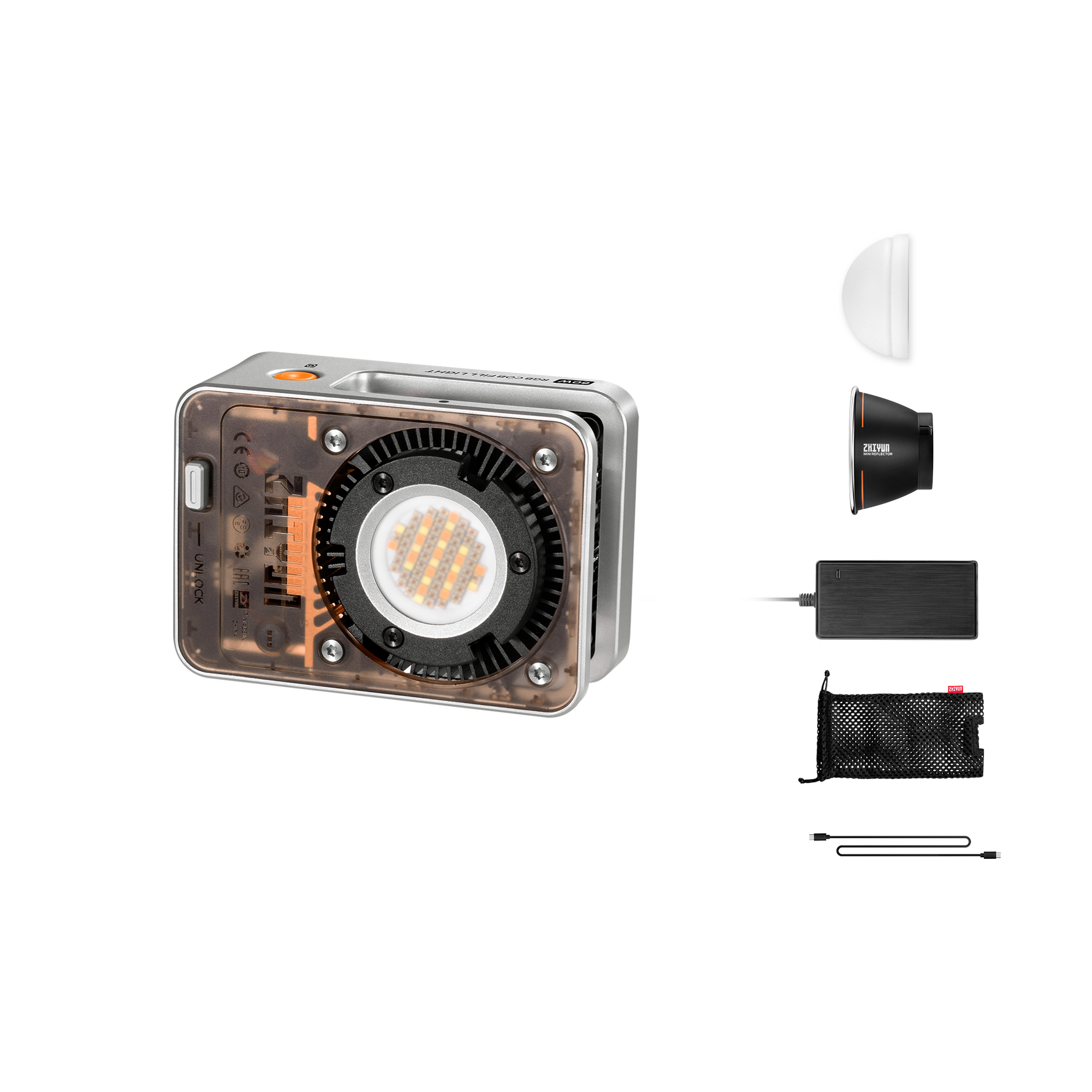 ZHIYUN MOLUS X60 | 60W Portable RGB Video Light