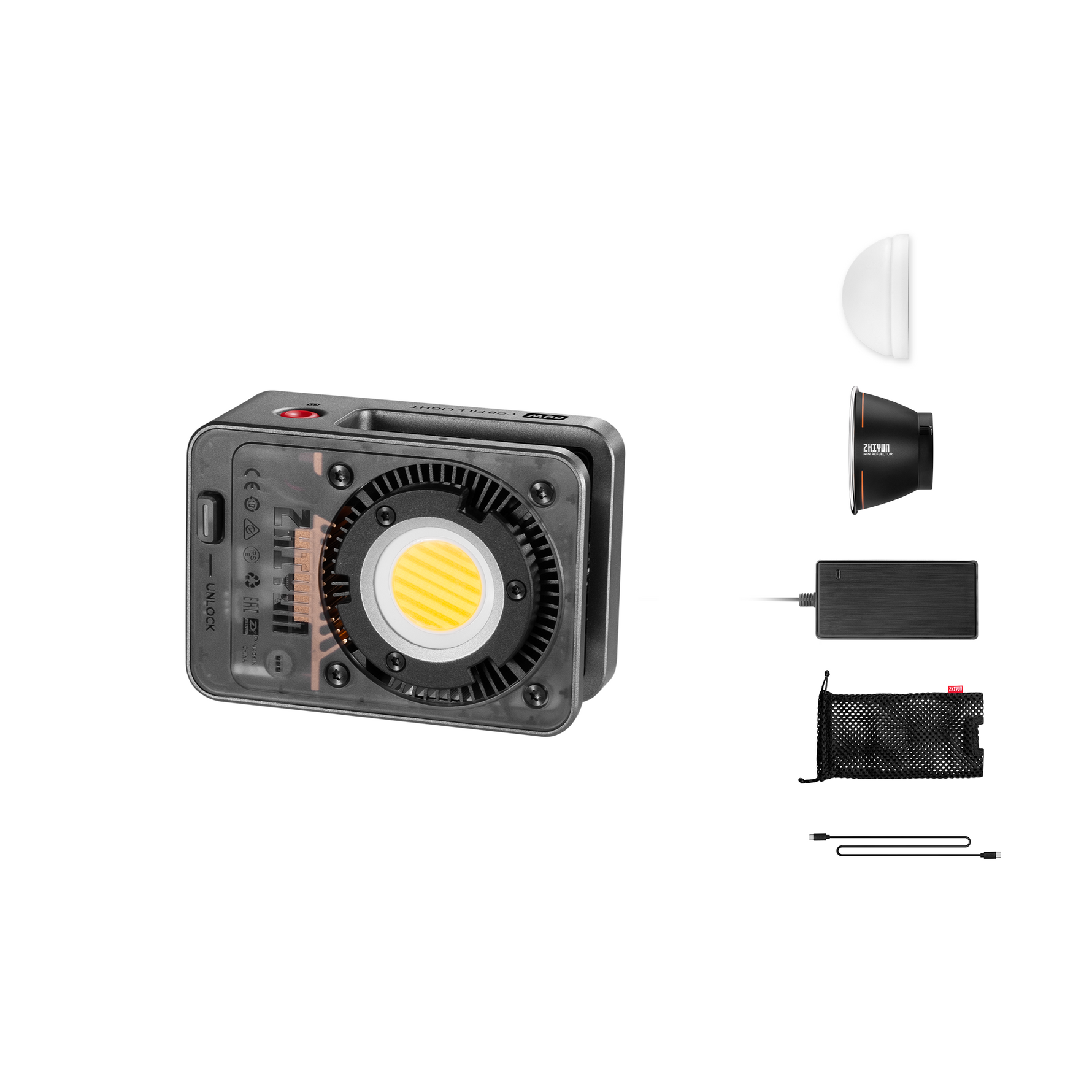 ZHIYUN MOLUS X60 | 60W Portable RGB Video Light
