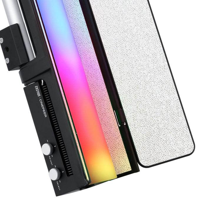 ZHIYUN CINEPEER C100 stick light, 100W, RGB full-color, 36,000 hues, built-in lighting effects, portable with long battery life.